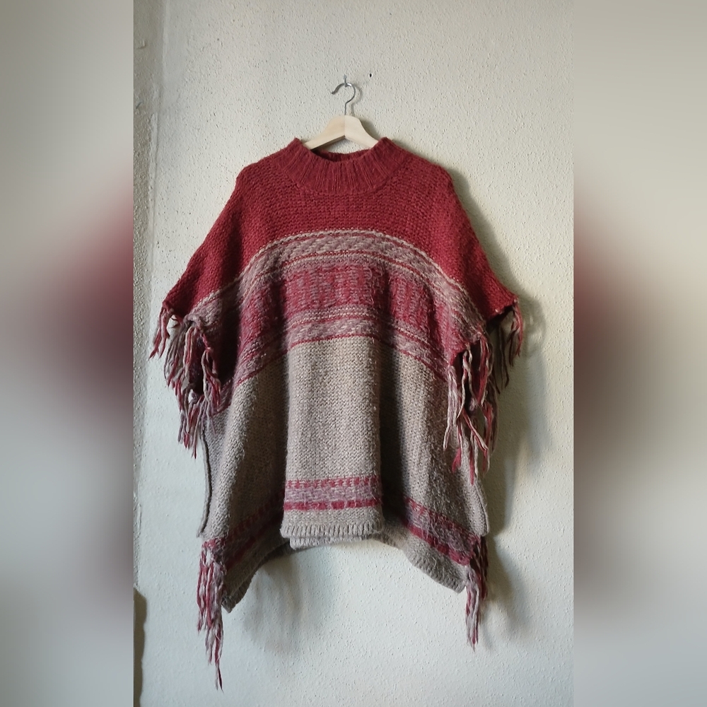 Free People Sweater Poncho Womens XS/S Oversized